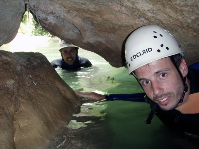  Teamfoto in der Schlucht 